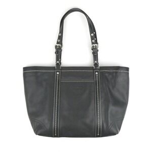Coach Black Leatherware Shoulder Bag F13098